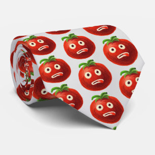 Funny Tomato Mönster - Tecknad Vegetable Art Slips