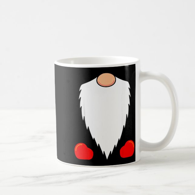Funny Tomte Swedish Gnome Beard Christmas Yule Nis Kaffemugg (Höger)