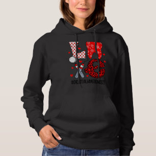 Funny Tooth Kärlek Dental Hygienist Dentist Valent T Shirt