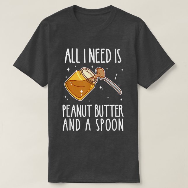 Funny Top Peanut Butter Crunchy Pbj Kärlek Hallowe T Shirt (Design framsida)