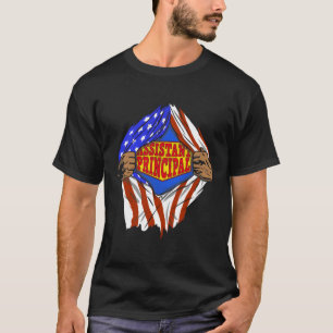 Funny Toppen Assistant Principal Hero-jobb T Shirt