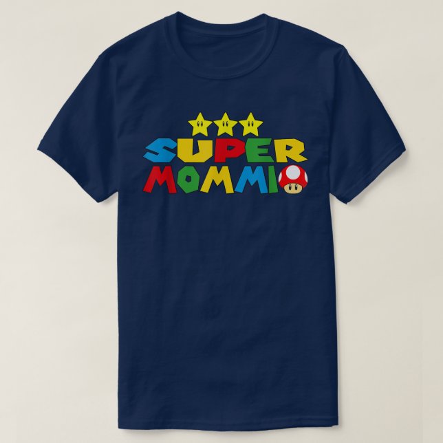 Funny Toppen Mommio Video Game Älskare Mors dag  T Shirt (Design framsida)