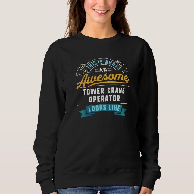 Funny Torn Crane Operator Fantastisk-jobbsysselsät T Shirt (Framsida)