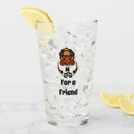 Funny Tortoise Chilling Monogram Glaskopp