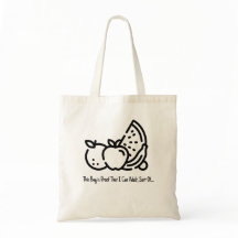 Funny Tote Bag for Daily Errands - återanvändbar