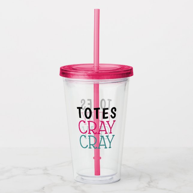 Funny Totes Cray Cray Take Away Mugg (Framsida)