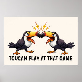 Funny Toucan Poster