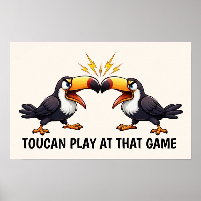 Funny Toucan Poster (Framsidan)