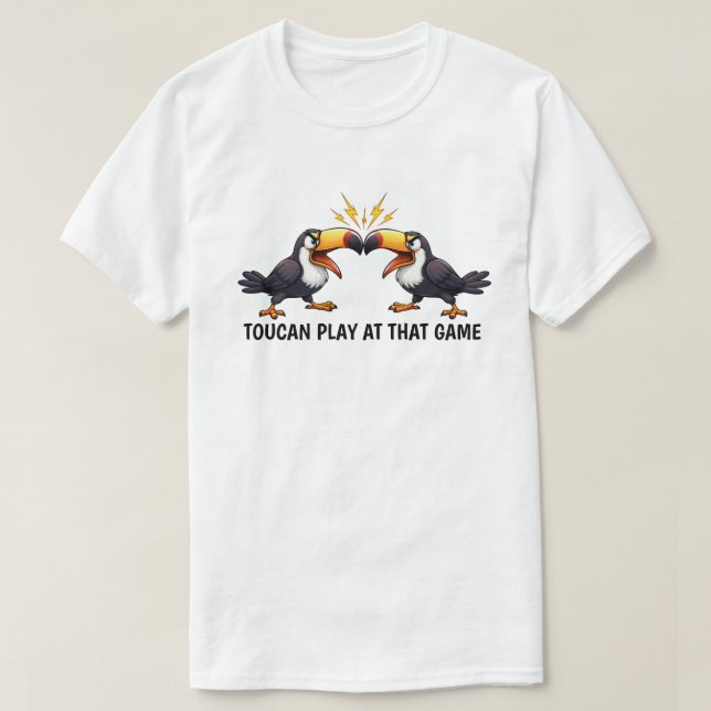 Funny Toucan Unisex  T Shirt (Design framsida)