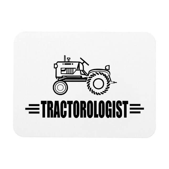 Funny Tractor Magnet (Horisontell)