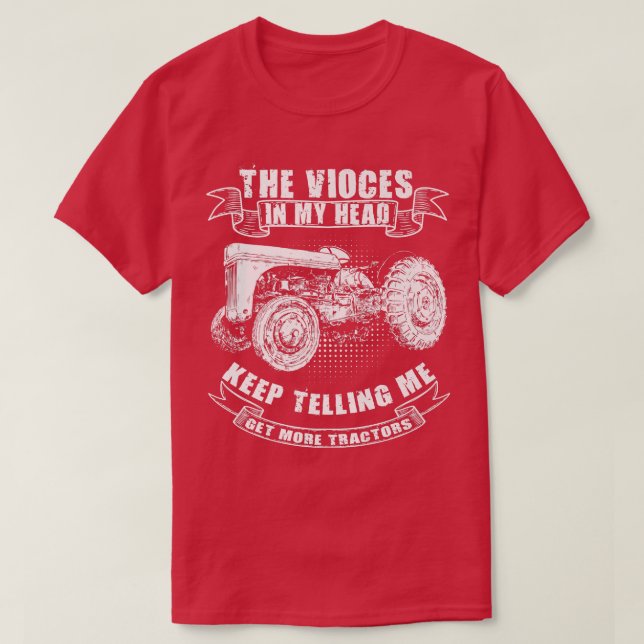 Funny Tractor Tee Get More Tractors Farmer Design  (Design framsida)