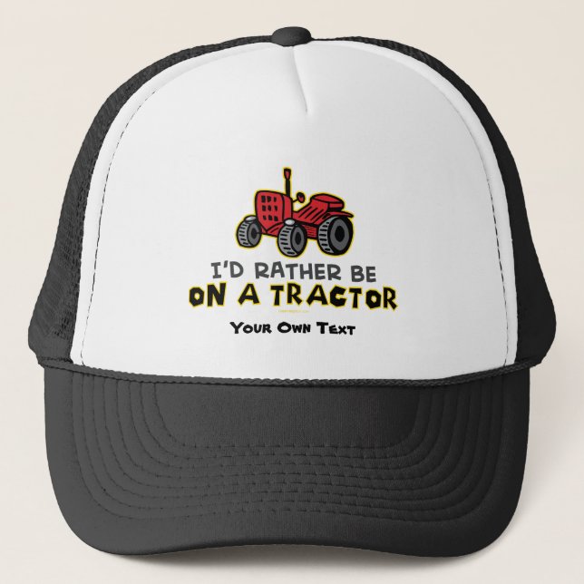 Funny Tractor Truckerkeps (Framsida)