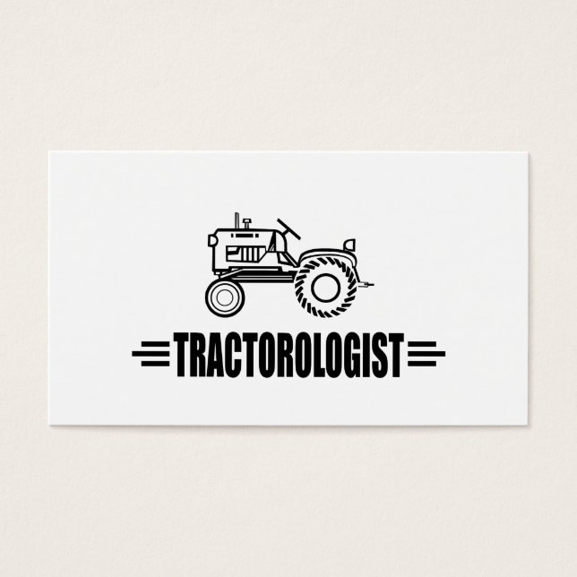 Funny Tractor Visitkort (Framsidan)
