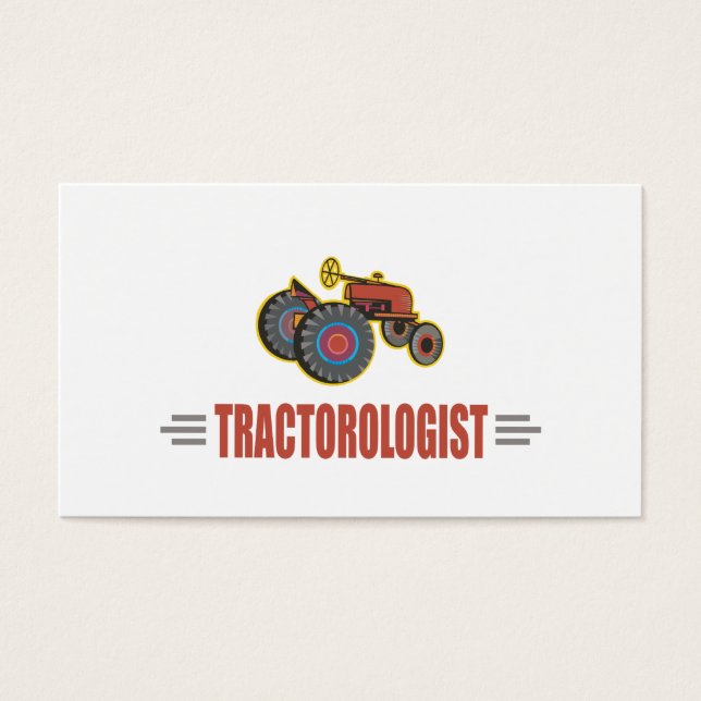 Funny Tractor Visitkort (Framsidan)