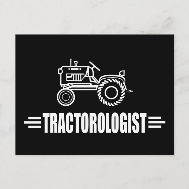 Funny Tractor Vykort (Framsida)