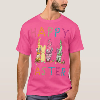 Funny Träd Bunny Gnome Öron Hunt Eggs Vår Lycklig T Shirt