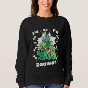 Funny Träd Rex jul Dinosaur Fa Ra Rawr Xm T Shirt