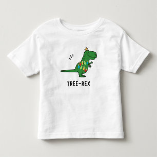 Funny Träd-Rex jul T-Shirt