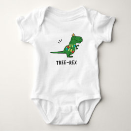 Funny Träd-Rex jul T-Shirt