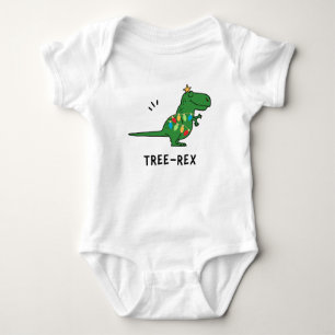 Funny Träd-Rex jul T-Shirt