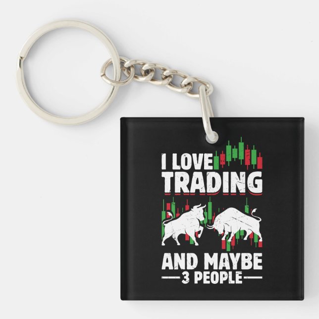 Funny Trading Quote Bull & Candlestick Daytrading  (Framsidan)