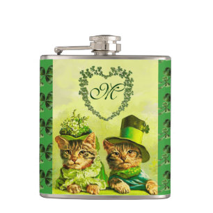 FUNNY TRADITIONELL ST.PATRICK'S DAY CATS with HEAR Fickplunta