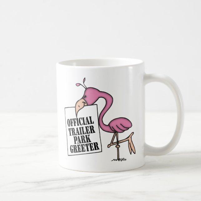 Funny Trailer Park Shirt Kaffemugg (Höger)