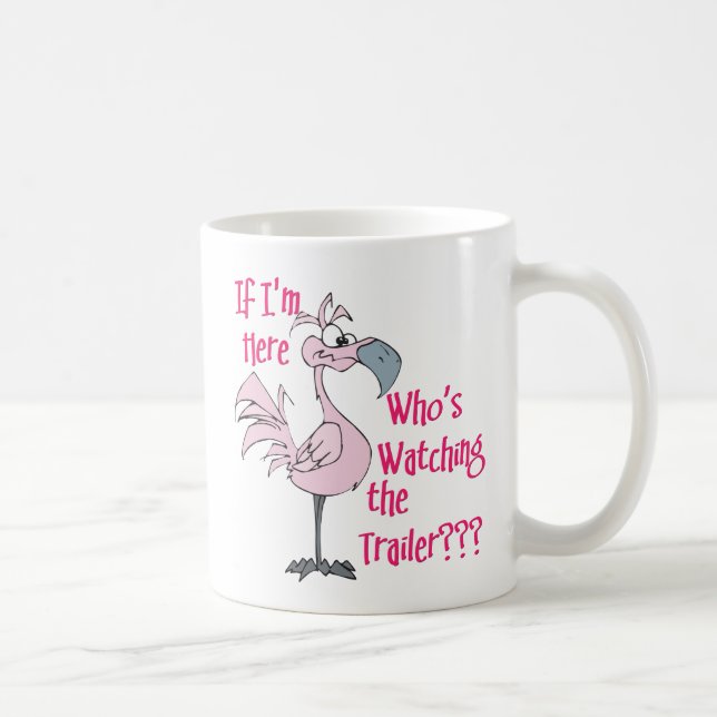 Funny Trailer Park Shirt Kaffemugg (Höger)