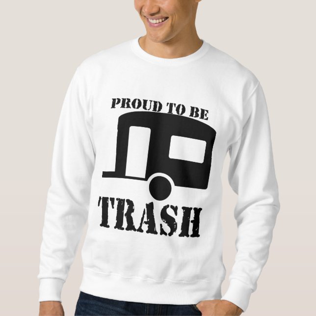 Funny Trailer Park Shirt Långärmad Tröja (Framsida)