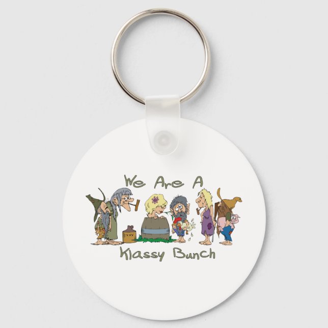 Funny Trailer Park Shirt Nyckelring (Framsida)