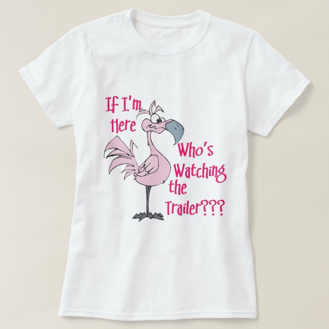 Funny Trailer Park Shirt Tröja (Design framsida)