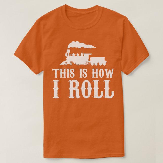 Funny Train Conductor Train Watching Gift 14 T Shirt (Design framsida)