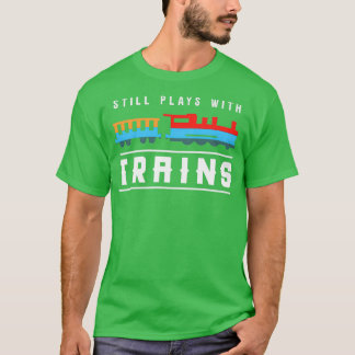 Funny Train Conductor Train Watching Gift 5 T Shirt