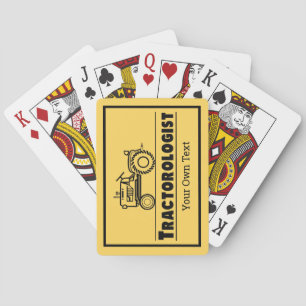 Funny traktor anpassar den tratorologistiska Gulte Casinokort