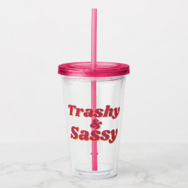 Funny Trashy & Sassy Quote Rosa Take Away Mugg