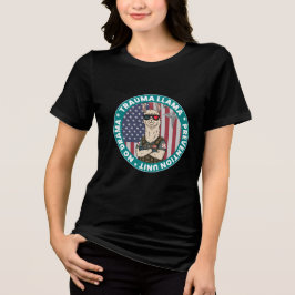 Funny Trauma Llama Prevention Unit Medical T-Shirt