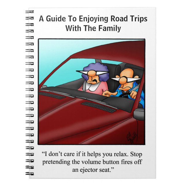 Funny Travel Humor bärbar dator Anteckningsbok (Framsidan)