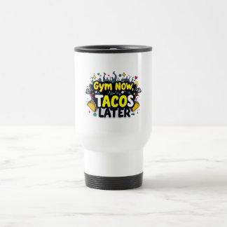 Funny Travel Mug – Fitness & Foodie Commuter Cup Resemugg
