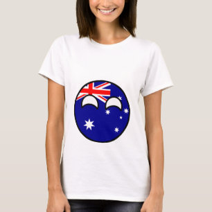 Funny Trending Geeky Australien Countryball T-shirt