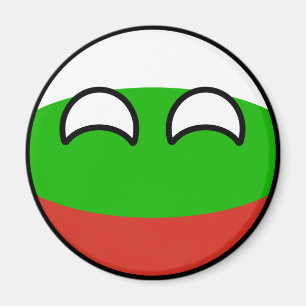 Funny Trending Geeky Bulgarien Countryball Magnet