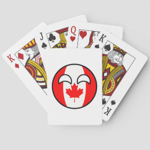Funny Trending Geeky Kanada Countryball Kortlek