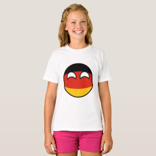 Funny Trending Geeky Tyskland Countryball T Shirt