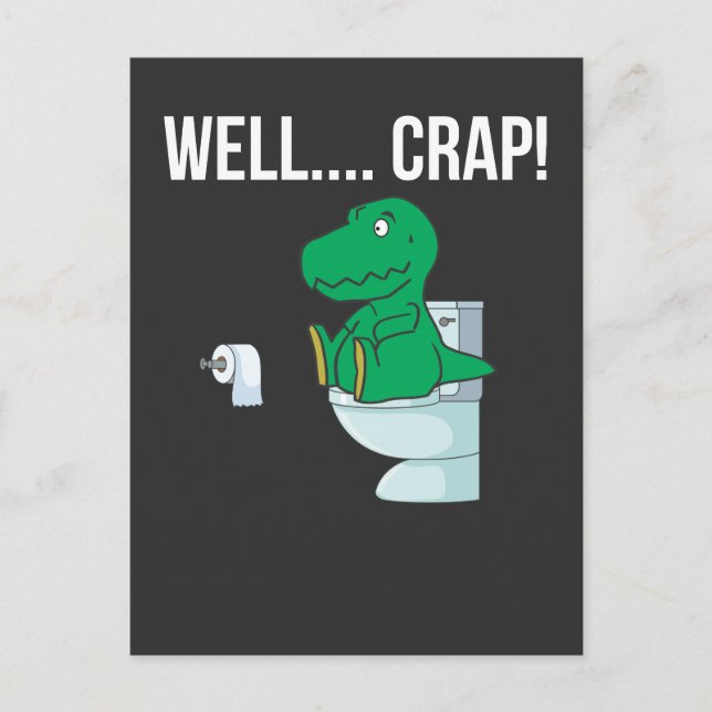 Funny Trex Arm Small Dinosaur Humor Vykort (Framsida)