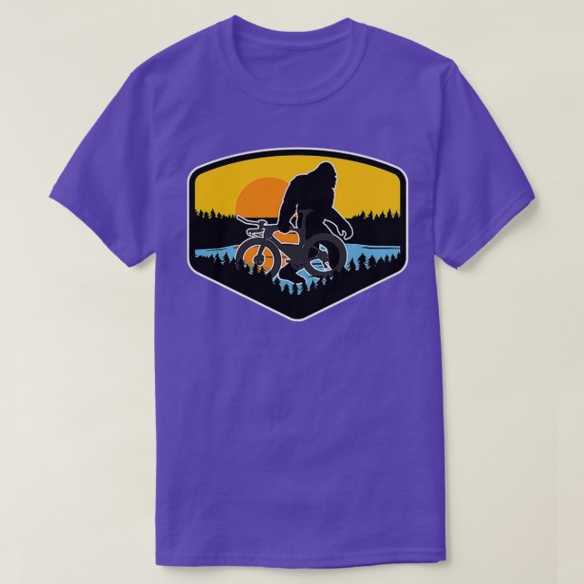 Funny Triathlon Bigfoot Mountain T Shirt (Design framsida)