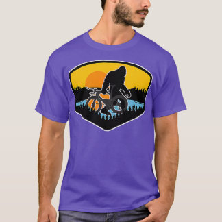 Funny Triathlon Bigfoot Mountain T Shirt