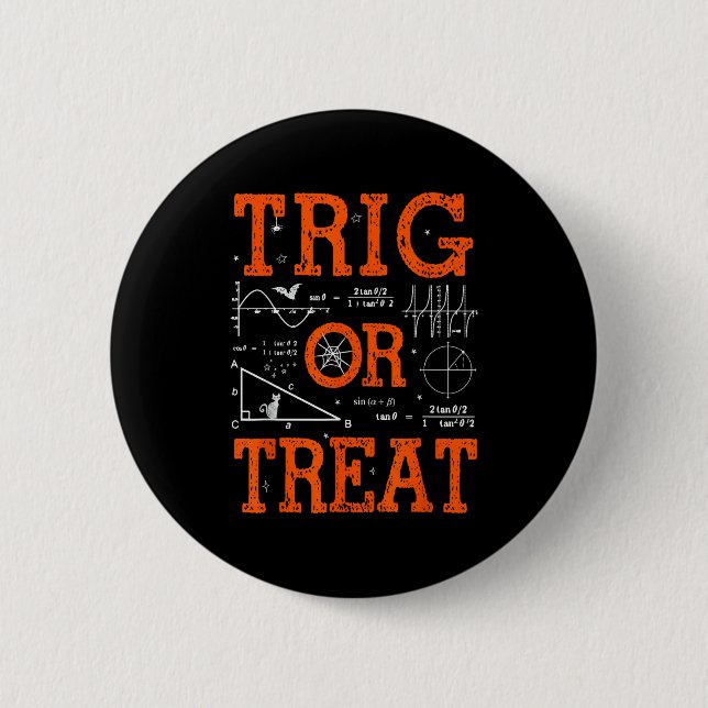 Funny Trig Or Treat Trigonometry Math Teacher Hall Knapp (Framsida)