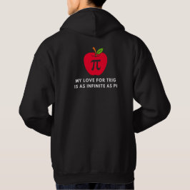 Funny Trigonometry och Pi | Math Geek Humor Black Hoodie