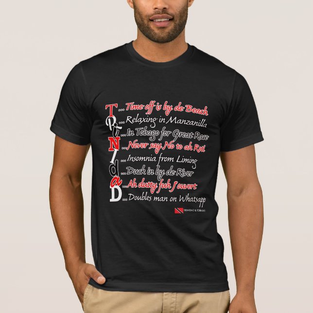 Funny Trini Description 3 T-shirt (Framsida)