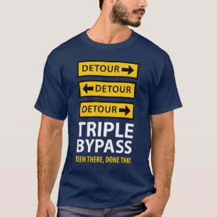 Funny trippel Bypass Heart Survivor Tee