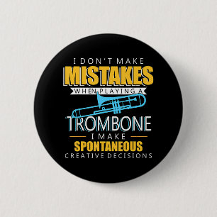 Funny Trombone Music Instrument Player Knapp
